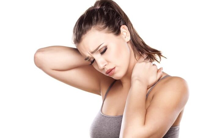 Schmerzen und Steifheit im Nacken - Symptome einer zervikalen Osteochondrose